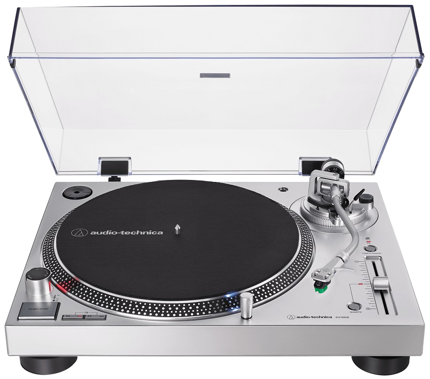Gira Discos AT-LP120X 33/45/78 RPM (Prateado) - AUDIO-TECHNICA