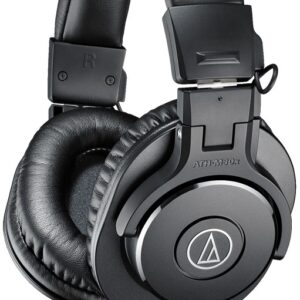 Auscultadores ATH-M30X c/ Fios (Preto) - AUDIO-TECHNICA