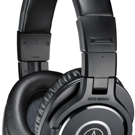 Auscultadores Headset ATH-M40X c/ Fios (Preto) - AUDIO-TECHNICA