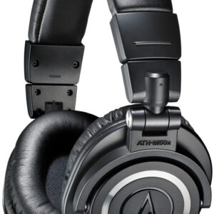 Auscultadores Headset ATH-M50X c/ Fios (Preto) - AUDIO-TECHNICA