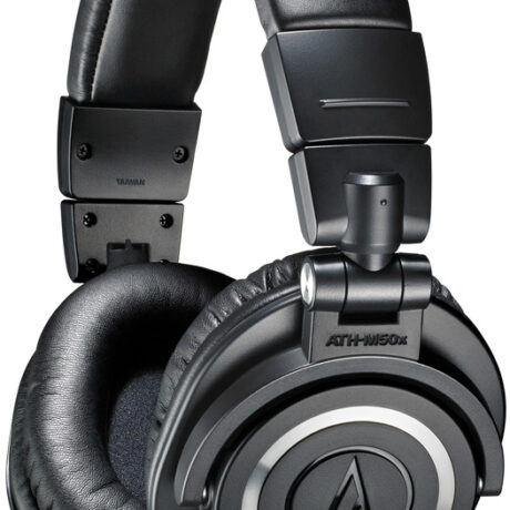 Auscultadores Headset ATH-M50X c/ Fios (Preto) - AUDIO-TECHNICA