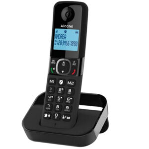 Telefone Fixo s/ Fios F860 (Preto) - ALCATEL