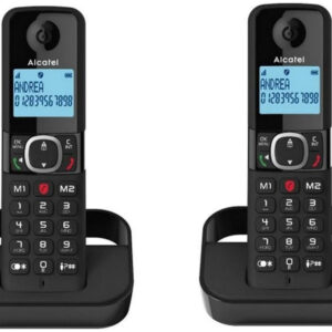Telefone Fixo s/ Fios F860 DUO (Preto) - ALCATEL