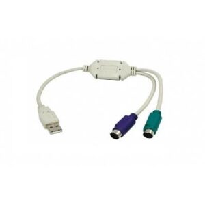 Cabo Adaptador USB A - PS/2 - LOGILINK