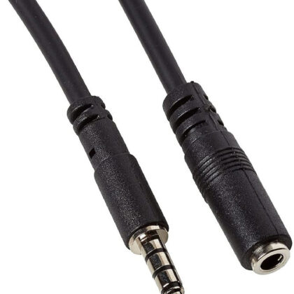 Cabo Extensão Jack 3,5mm Macho - Jack 3,5mm Fêmea (3 mts) - AVANTCONNECT