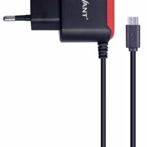Carregador c/ Cabo Micro USB (Preto) - AVANTCONNECT