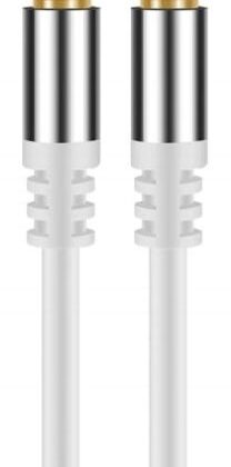 Cabo Jack Macho - Jack Macho 3,5mm Conector Slim (Branco) - AVANTCONNECT