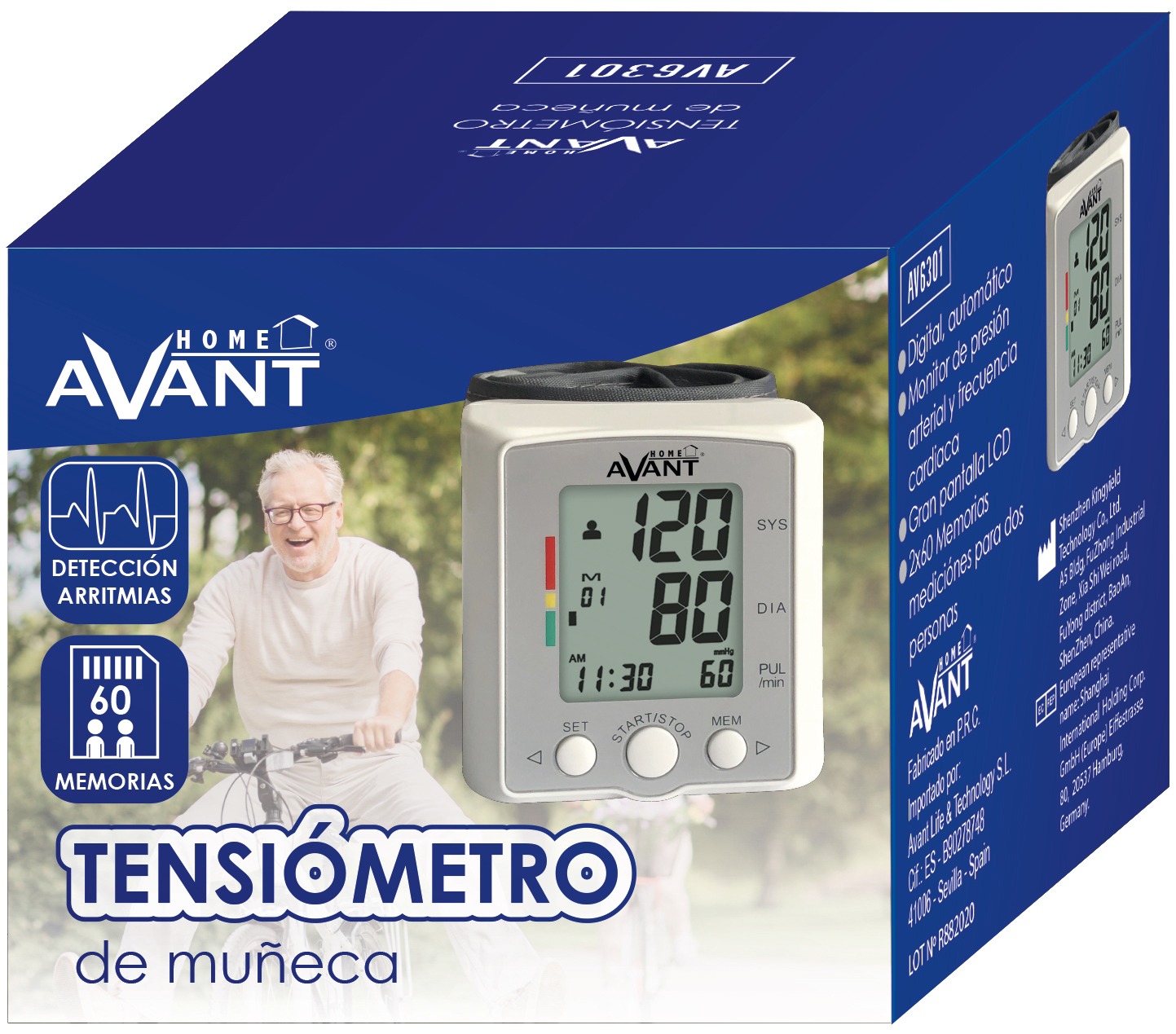 Monitor Pressão Arterial de Pulso - AVANTCONNECTHOME