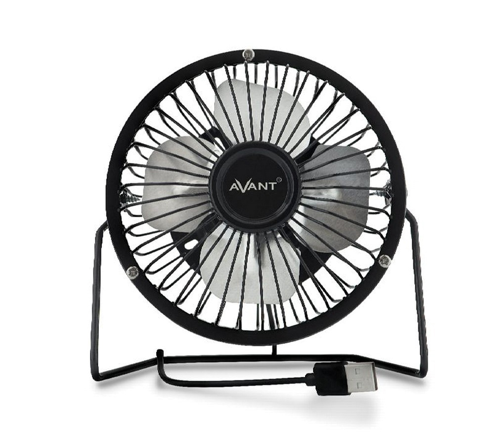 Mini Ventoinha USB AV7705 4 3W (Preto) - AVANT