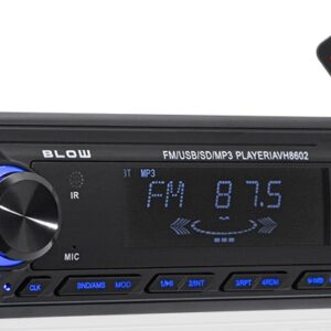 Auto Rádio MP3 4x 45W com FM/MMC/SD/USB/AUX - BLOW