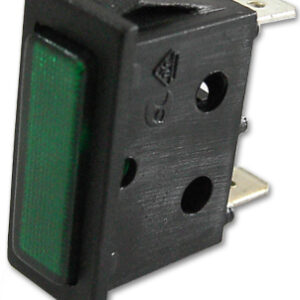 Avisador Retangular Verde 220V