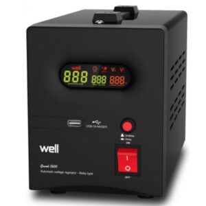 Estabilizador Autom?tico Tens?o 1500VA/900W c/ USB - WELL