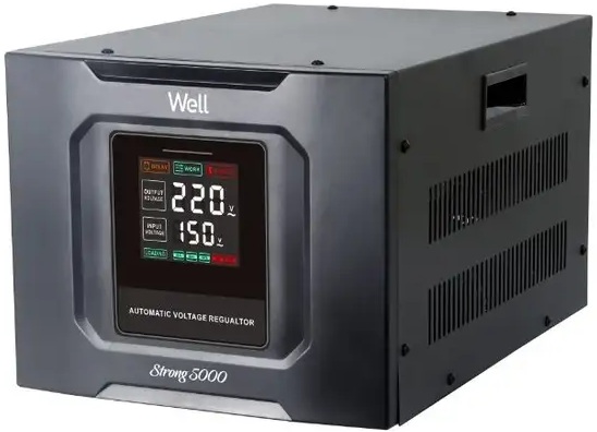 Estabilizador Automático de Tensão 5000VA/3000W c/ Servo Motor - WELL