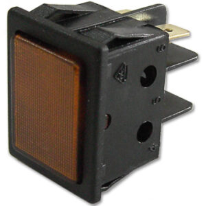 Avisador Quadrado Laranja 220V