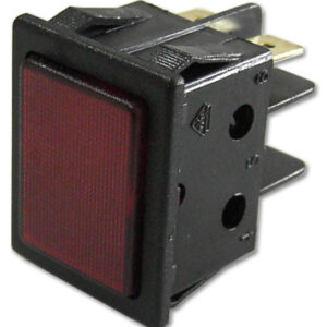 Avisador Quadrado Vermelho 220V