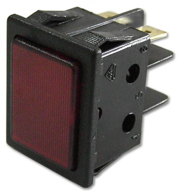 Avisador Quadrado Vermelho 220V