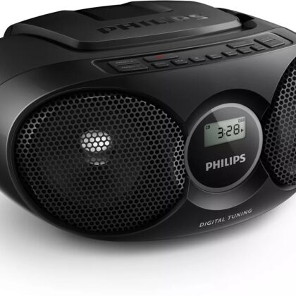 Rádio Portátil FM/CD/Cassete (Preto) - PHILIPS