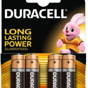 Blister 4 Pilhas Alcalinas 1,5V LR06 AA - DURACELL Duralock