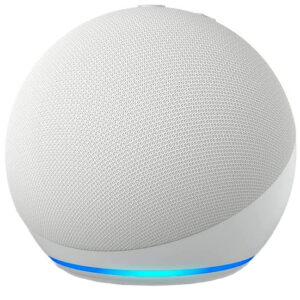 Coluna Inteligente Alexa Echo Dot 5?Gen Wi-Fi c/ Assistente p/ Voz (Branco) - AMAZON