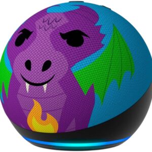 Coluna Inteligente Echo Dot Kids Drag?o 5.Gen Wi-Fi - AMAZON