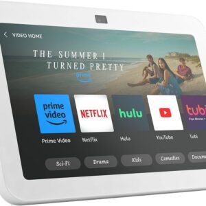 Coluna Port?til Inteligente 3? Gera??o Echo Show 8 (Branco) - AMAZON