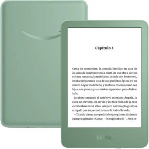 Amazon Kindle 6 Leitor E-Book 2024 Ecr? T?til 16GB Wi-Fi (Verde Matcha)