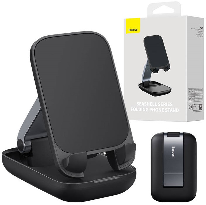 Suporte Seashell Series p/ Smartphone (Preto) - BASEUS