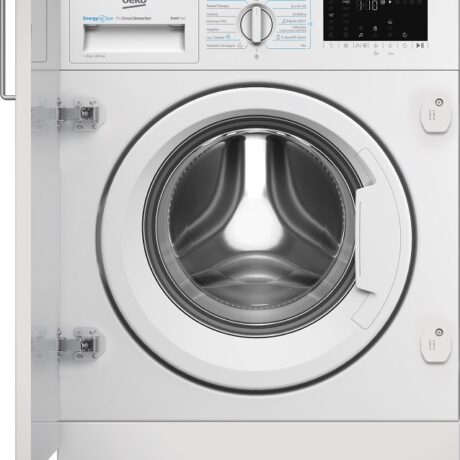 Máquina de Lavar Roupa de Encastre EnergySpin SteamCure B3WBT48435WB 8Kg 1400RPM (Branco) - BEKO