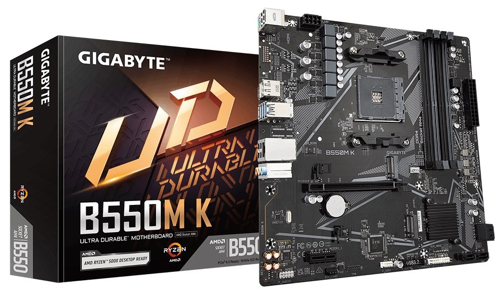 Motherboard ATX B550M K 1.0 AMD B550 Socket AM4 Micro - GIGABYTE