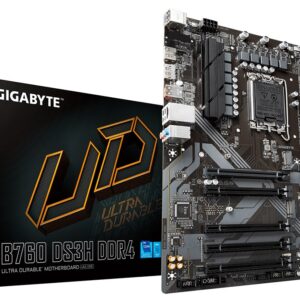 Motherboard ATX B760 DS3H DDR4 Intel B760 Express LGA 1700 - GIGABYTE