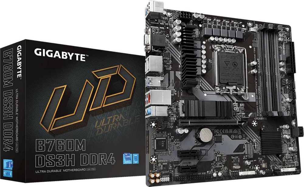 Motherboard Micro-ATX B760M DS3H DDR4 - GIGABYTE