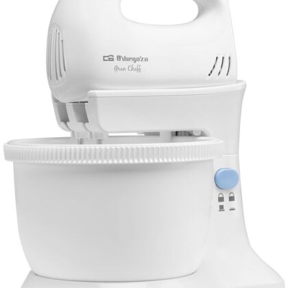 Batedeira c/ Taça 300W 5 Velocidades (Branco) - ORBEGOZO