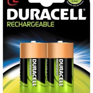 Blister 2 Pilhas Recarregáveis 1,2V 3000mAh Ni-Mh - C / R14 - DURACELL