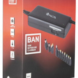 Carregador Universal p/ Portátil 90W (Preto) - NGS