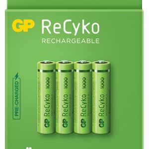 Blister 4 Pilhas Recarreg?veis 1,2V 950mAh ReCyko+ Ni-Mh - AAA - GP