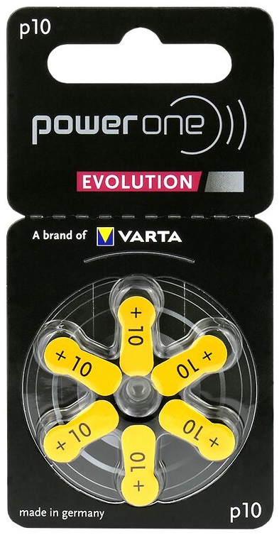 Pack 6x Pilhas p/ Aparelhos Auditivos - PR70/PR10/PR230/AZA10 - VARTA