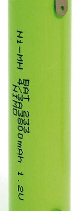 Pilha Acumuladora 4/3A, 7/5A 1,2V 3800mAh NI-MH Recarregável