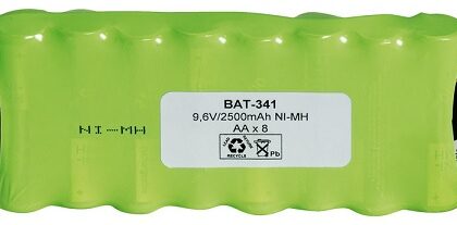 Bateria NI-MH 9,6V 2500mAh AA/RC06 x 8