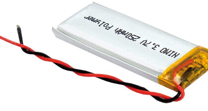 Bateria 3,7V 250mAh Li-Pol - 18 x 42 x 4 mm