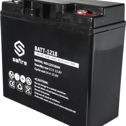 Bateria Chumbo 12V 18Ah (181 x 77 x 168 mm) - SAFIRE