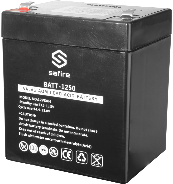 Bateria de Chumbo 12V 5Ah - SAFIRE