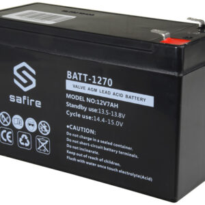 Bateria de Chumbo 12V 7Ah (93,5 x 151 x 65 mm) - SAFIRE