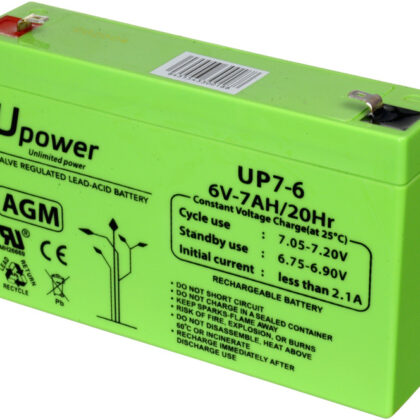 Bateria de Chumbo 6V 7Ah - UPOWER