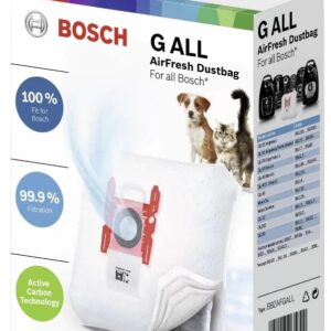 Pack 4x Saco de Aspirador BBZAFGALL - BOSCH