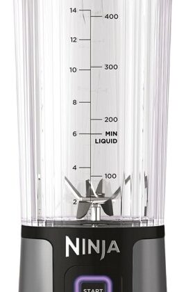 Liquidificadora Desportiva Portátil Blast 0,53L 14,4W (Preto) - NINJA