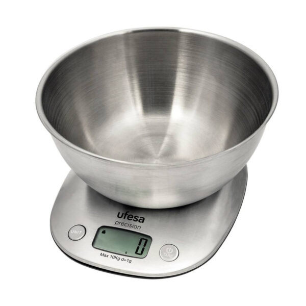 Balança de Cozinha c/ Tigela BC1700 Precision 1G-10Kg (Inox) - UFESA