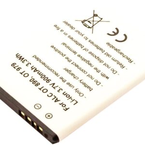 Bateria Compat?vel OneTouch Alcatel (900mAh)
