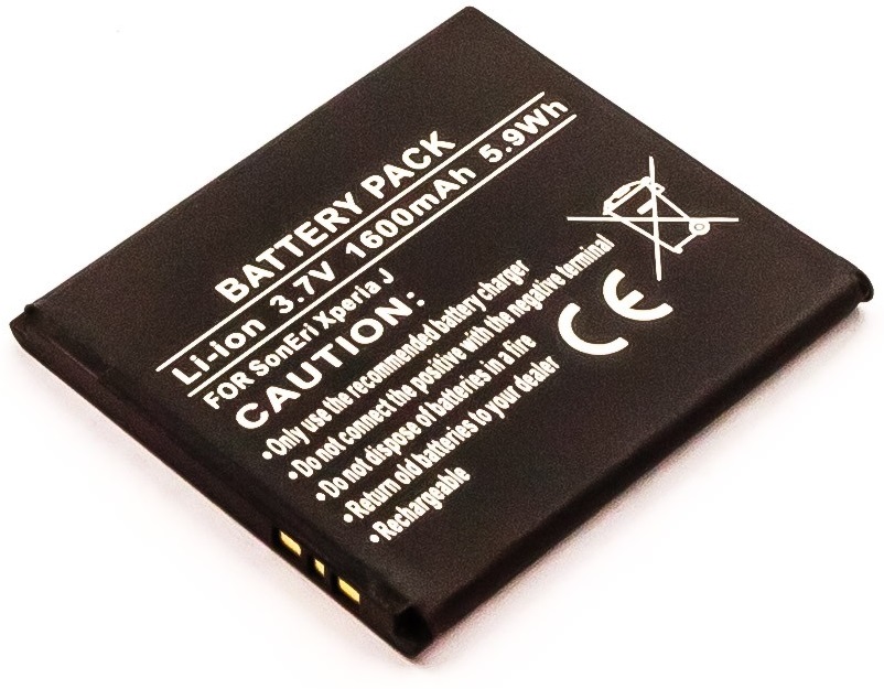 Bateria Compatível BA900 SonyEricsson (1600mAh)