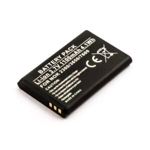 Bateria Compatível BL-5C, BL-5CA, BL-5CB, BR-5C Nokia (1100mAh)