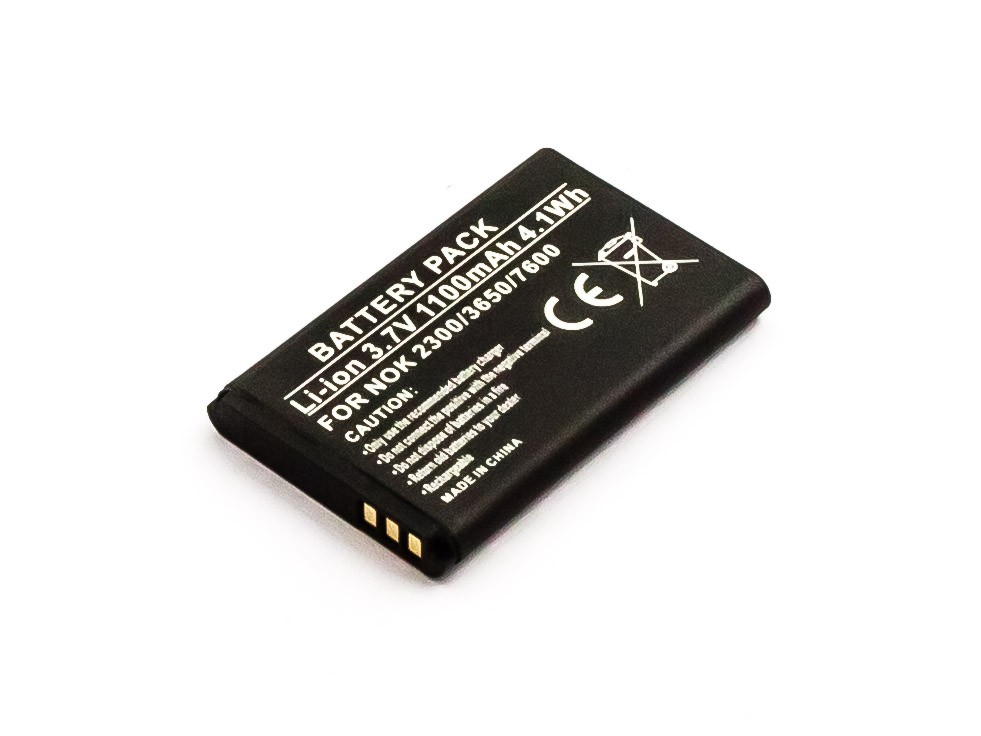 Bateria Compatível BL-5C, BL-5CA, BL-5CB, BR-5C Nokia (1100mAh)